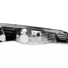 Black Housing Clear Lens Headlights Assembly For 2002-2006 Chevy Avalanche w/Body Cladding