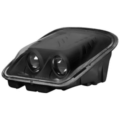 Black Housing Dual Projector Headlights Lamps For 1997-2004 Chevy Corvette C5 2pcs