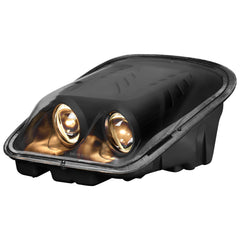 Black Housing Dual Projector Headlights Lamps For 1997-2004 Chevy Corvette C5 2pcs