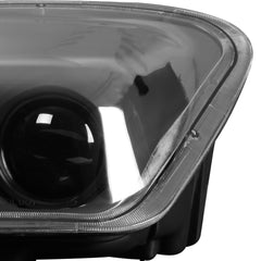 Black Housing Dual Projector Headlights Lamps For 1997-2004 Chevy Corvette C5 2pcs