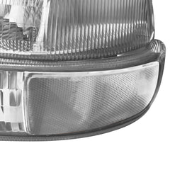 Chrome Housing Clear Lens Headlights Assembly For 1999-2002 Chevy Silverado 2000-2006 Suburban 1500 2500