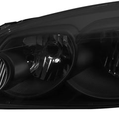 Black Housing Headlights Assembly Clear Reflector For 2006-2013 Chevy Impala 2014-2016 Impala Limited