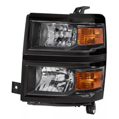 Black Headlights Assembly For 2014-2015 Chevy Silverado 1500