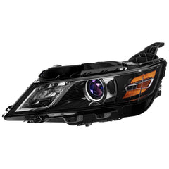 Halogen Projector Black Headlights Assembly For 2014-2020 Chevy Impala 4-Door Sedan LH+RH