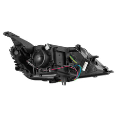 Halogen Projector Black Headlights Assembly For 2014-2020 Chevy Impala 4-Door Sedan LH+RH