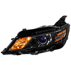 Halogen Projector Black Headlights Assembly For 2014-2020 Chevy Impala 4-Door Sedan LH+RH