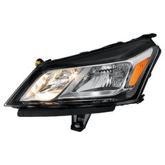 Chrome Halogen Headlights Assembly Headlamps For 2013-2017 Chevy Traverse LH+RH
