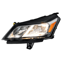 Chrome Halogen Headlights Assembly Headlamps For 2013-2017 Chevy Traverse LH+RH