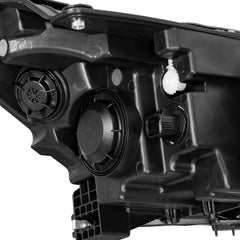Chrome Halogen Headlights Assembly Headlamps For 2013-2017 Chevy Traverse LH+RH
