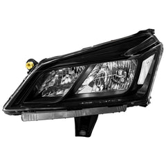 Black Halogen Headlights Assembly Clear Corner Headlamps For 2013-2017 Chevy Traverse LH+RH