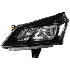 Black Halogen Headlights Assembly Clear Corner Headlamps For 2013-2017 Chevy Traverse LH+RH