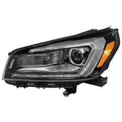 Pair LED Tube Projector Headlights For 2013-2016 GMC Acadia Halogen 3.6L