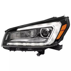 Pair LED Tube Projector Headlights For 2013-2016 GMC Acadia Halogen 3.6L