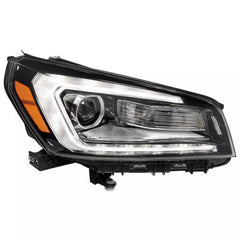 Pair LED Tube Projector Headlights For 2013-2016 GMC Acadia Halogen 3.6L