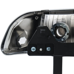 Chrome Headlights w/ Bumper Lamps Assembly Clear Reflector Headlamps For 1998-2004 Chevrolet Blazer S10 Pickup LH+RH