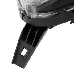 Chrome Headlights Assembly For 2016-2017 Chevy Equinox Halogen w/ Clear Lens Amber Corner LH+RH