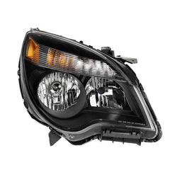 Black Projector Headlights Assembly Clear Reflector Headlamps For 2010-2015 Chevrolet Equinox LTZ LH+RH