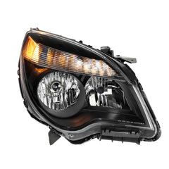 Black Projector Headlights Assembly Clear Reflector Headlamps For 2010-2015 Chevrolet Equinox LTZ LH+RH