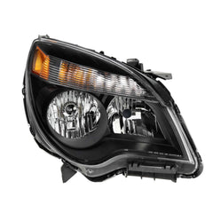 Black Projector Headlights Assembly Clear Reflector Headlamps For 2010-2015 Chevrolet Equinox LTZ LH+RH