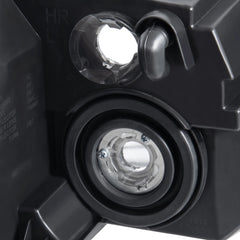 Black Housing Headlight Assembly For 2009-2020 Dodge Journey w/ Clear Lens Amber Reflector LH+RH