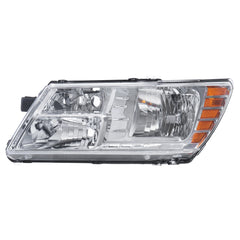 Chrome Housing Headlights Assembly For 2009-2020 Dodge Journey 4-Door Sport w/ Clear Lens Amber Corner LH+RH