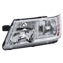 Chrome Housing Headlights Assembly For 2009-2020 Dodge Journey 4-Door Sport w/ Clear Lens Amber Corner LH+RH