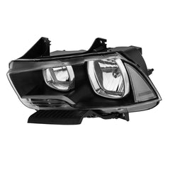 Black Housing Clear Corner Headlights Assembly For 2011-2014 Dodge Charger Halogen LH+RH