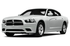 Black Housing Clear Corner Headlights Assembly For 2011-2014 Dodge Charger Halogen LH+RH