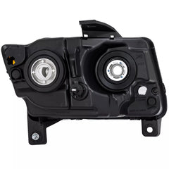 Black Housing Headlights Amber Reflector For 2011-2013 Jeep Grand Cherokee 2011-2017 Jeep Compass LH+RH