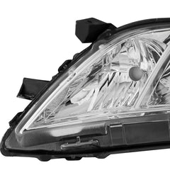 Chrome Housing Headlights Assembly w/ Amber Reflector For 2007-2009 Toyota Camry 2pcs