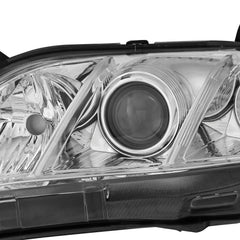 Chrome Housing Headlights Assembly w/ Amber Reflector For 2007-2009 Toyota Camry 2pcs