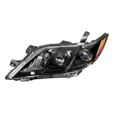 Black Housing Clear Lens Amber Corner Headlights Assembly For 2007-2009 Toyota Camry 2pcs