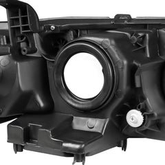 Black Housing Clear Lens Amber Corner Headlights Assembly For 2007-2009 Toyota Camry 2pcs