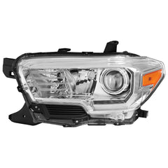 Chrome Housing Headlights Assembly w/LED DRL For 2016-2021 Toyota Tacoma 2pcs