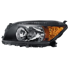 Black Housing Headlights Assembly For 2006-2008 Toyota RAV4 4-Door Sport w/ Clear Lens Amber Corner LH+RH