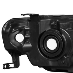 Black Housing Headlights Assembly w/Amber Reflector For 2008-2012 Ford Escape 2pcs