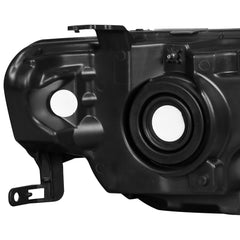 Black Housing Headlights Assembly w/Amber Reflector For 2008-2012 Ford Escape 2pcs