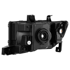 Black Housing Amber Headlight Assembly For 2006-2014 Honda Ridgeline 3.5L LH+RH