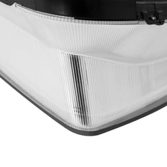 Chrome Headlights Assembly w/ Amber Corner For 2003-2008 Honda Element 2.4L LH+RH