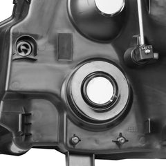 Black Housing Headlights Assembly w/ Amber Corner For 2007-2014 GMC Yukon Denali XL LH+RH