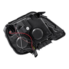 Black Housing Amber Corner Headlight Assembly For 2010-2015 GMC Terrain Halogen LH+RH
