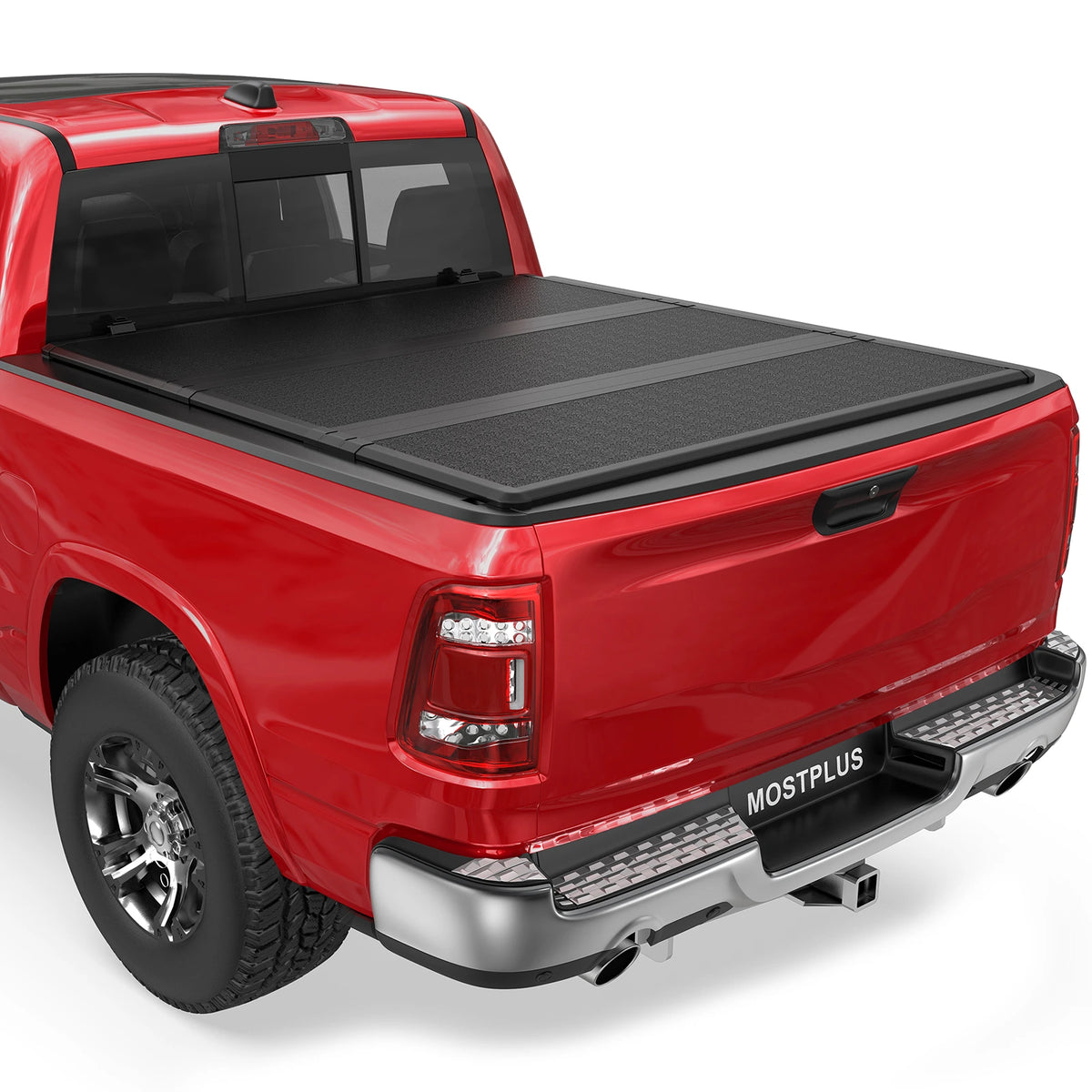 3-Fold 6.4FT FRP Hard Tonneau Cover For 2003-2023 Dodge Ram 1500 2500 ...