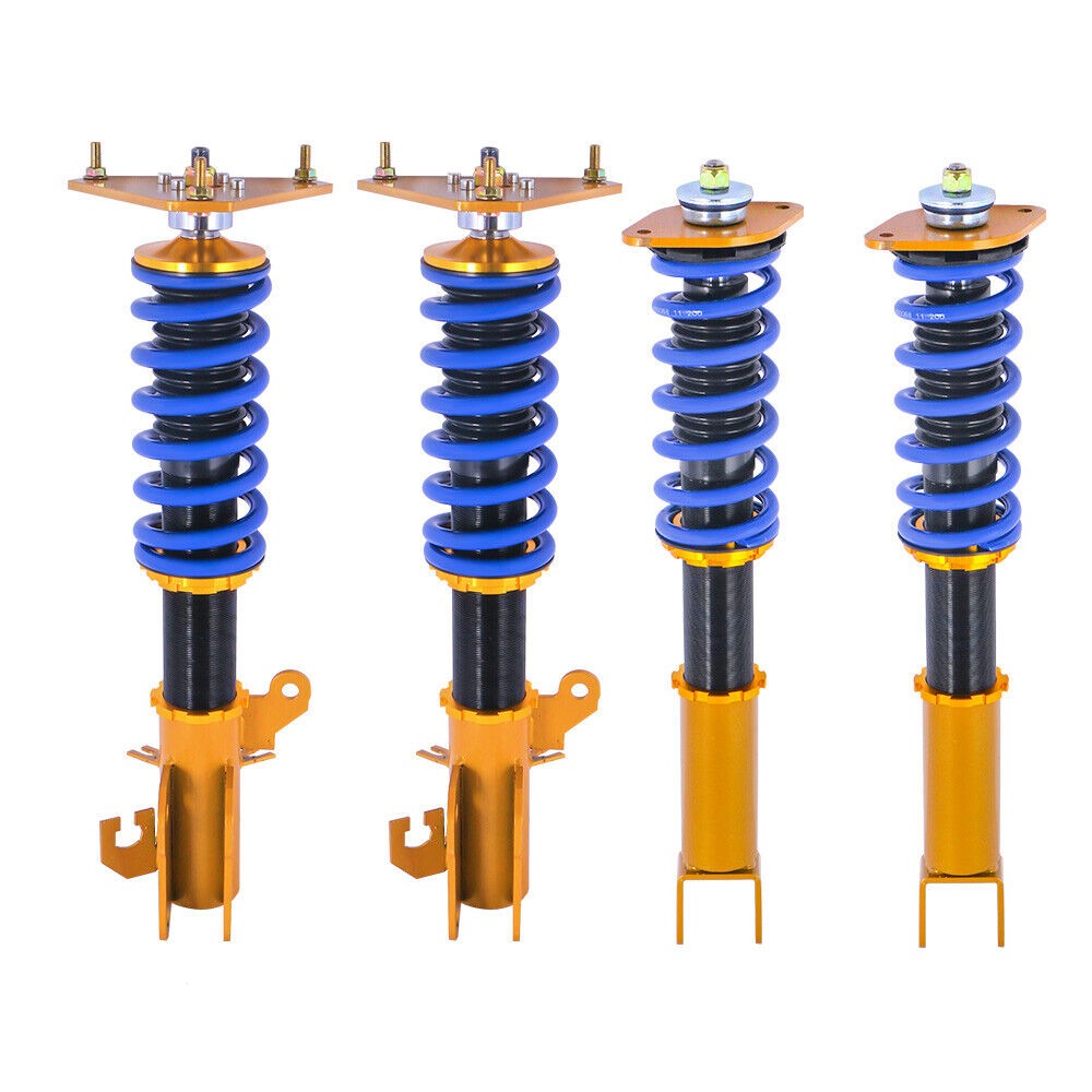 Adjustable Coilovers Kit For Nissan Altima 2007-2015 | Lowering Springs & Shocks | Front/Rear Red Set