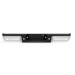 Chrome Steel Rear Bumper For 2009-2014 Ford F-150 F150 w/ Parking Sensor Holes