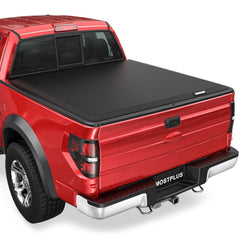 6.8FT Roll Up Tonneau Cover For 2017-2024 Ford F250 F350 F450 Super Duty Truck Bed
