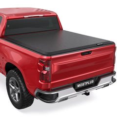 8FT Roll Up Tonneau Cover For 1988-2007 Chevy Silverado GMC Sierra Truck Bed w/ LED