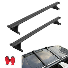 Black Roof Rack Cross Bars For 2018-2022 Chevy Equinox GMC Terrain (Set of 2)