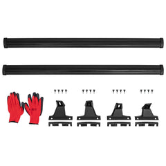 Black Roof Rack Cross Bars For 2018-2022 Chevy Equinox GMC Terrain (Set of 2)
