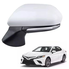 Left Driver Side Power Heated Mirror LED Turn Indicator For 2018-2020 Toyota Camry