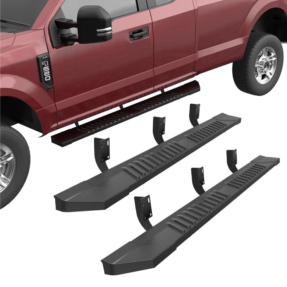 Running Boards Nerf Bar Side Steps For 1999-2016 Ford F-250 Super Duty Crew Cab